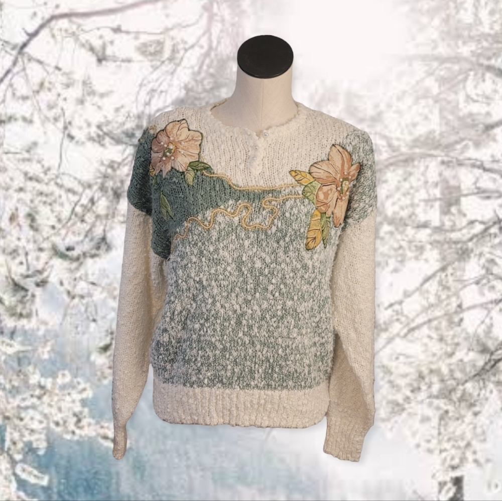 Vintage 80s Grandma Sweater